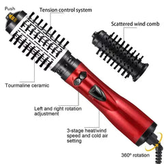 3-in-1 Rotating Hot Air-Hair Style and Dryer