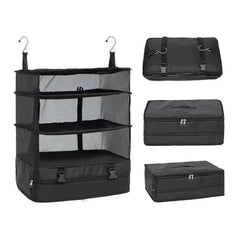 Multi-Functional Travel Storage Bag with Three Layers