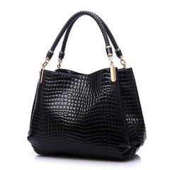 Women's 2019 Crocodile Pattern Handbag and Shoulder Bag