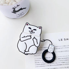 Cartoon Cat AirPods Charging Case