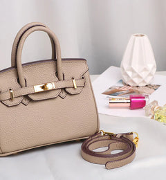 Lychee Pattern Mini Handbag and Shoulder Bag