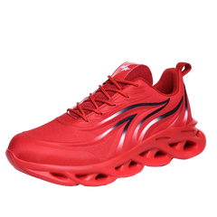 Men's Casual Running Shoes - Trendy White Sneakers