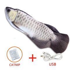 Electronic Fish Cat Toy: USB Charging, Simulation Fish Toy