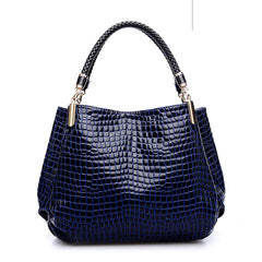 Women's 2019 Crocodile Pattern Handbag and Shoulder Bag