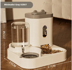 Automatic Pet Feeder Dog / Cat Bowl Supplies Water Dispenser