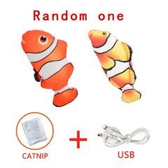 Electronic Fish Cat Toy: USB Charging, Simulation Fish Toy