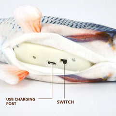 Electronic Fish Cat Toy: USB Charging, Simulation Fish Toy