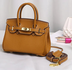 Lychee Pattern Mini Handbag and Shoulder Bag