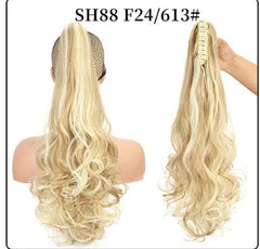 Fluffy Natural Lifelike Claw Clip Ponytail Wholesale