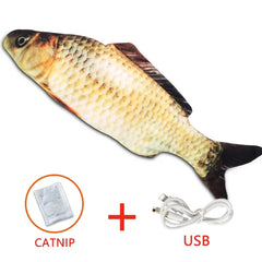 Electronic Fish Cat Toy: USB Charging, Simulation Fish Toy