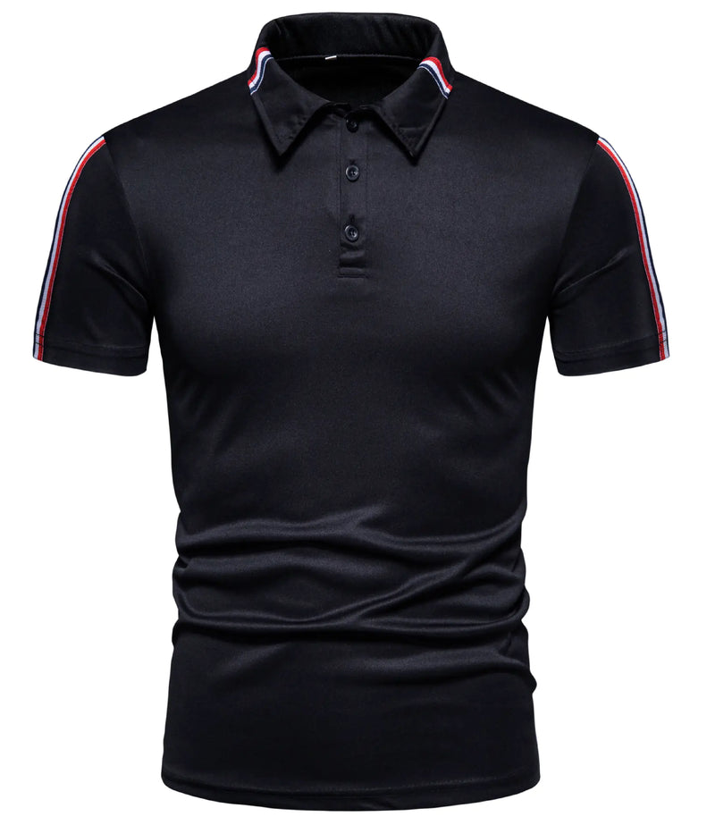 2023 Summer Men's Fashion Short Sleeve Polo Shirt