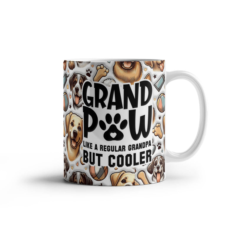 Grand Paw White Mug