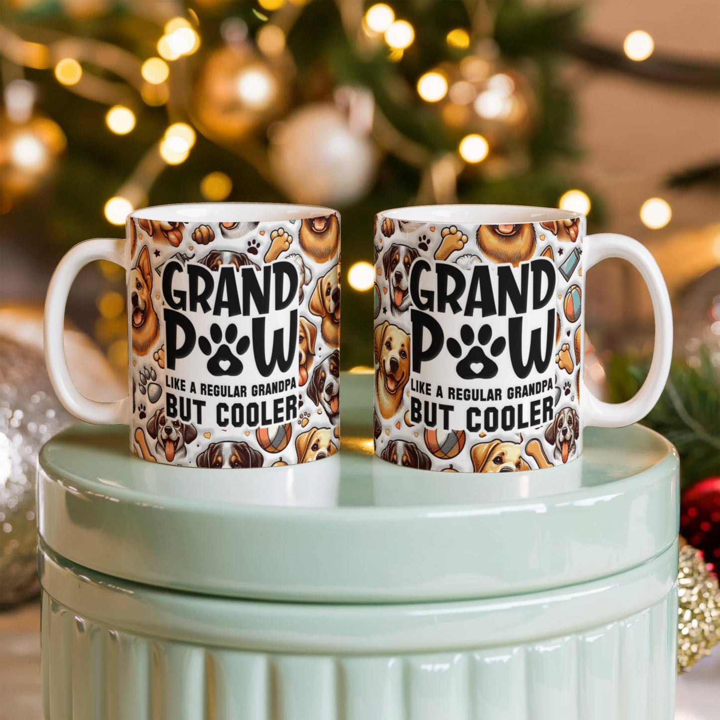 Grand Paw White Mug