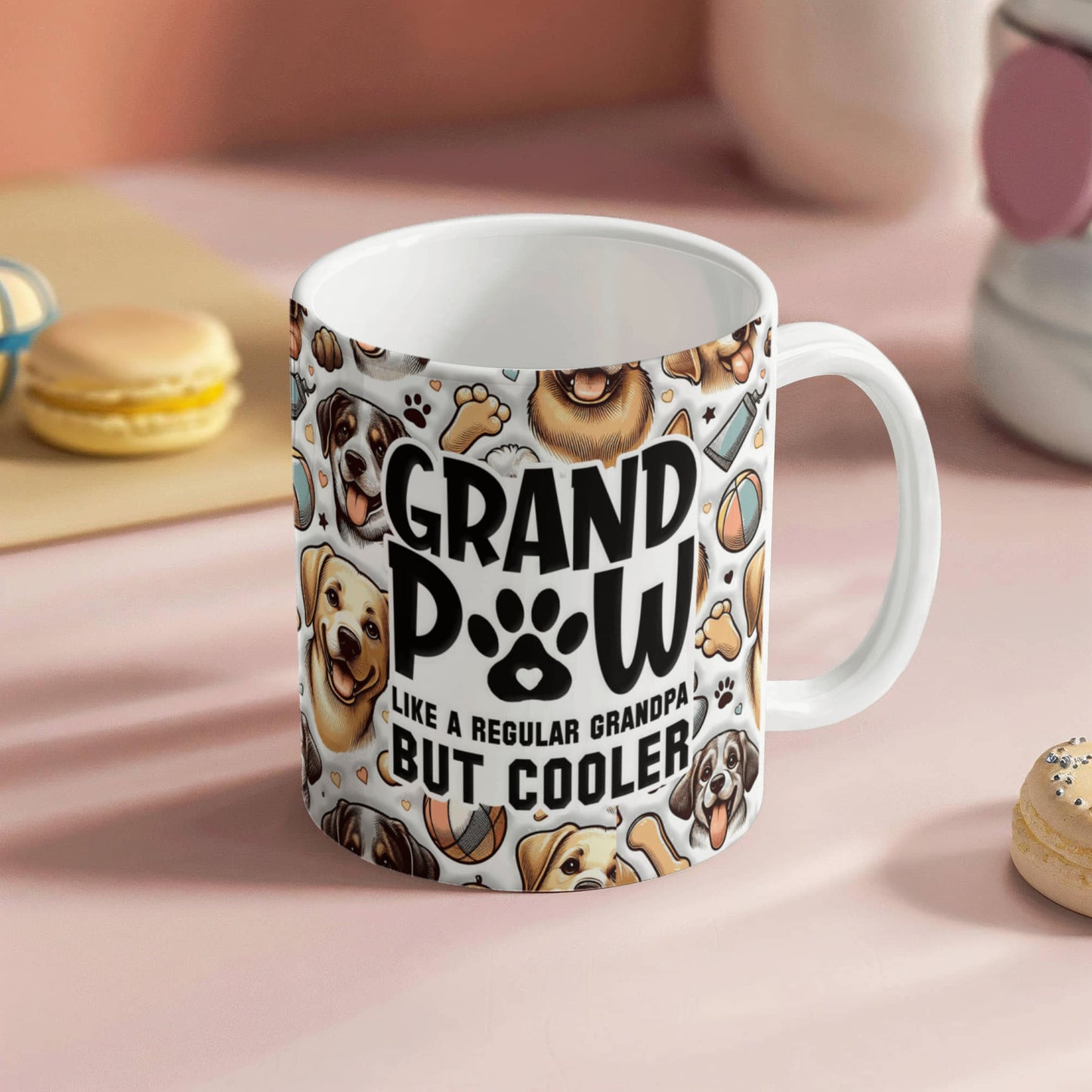 Grand Paw White Mug