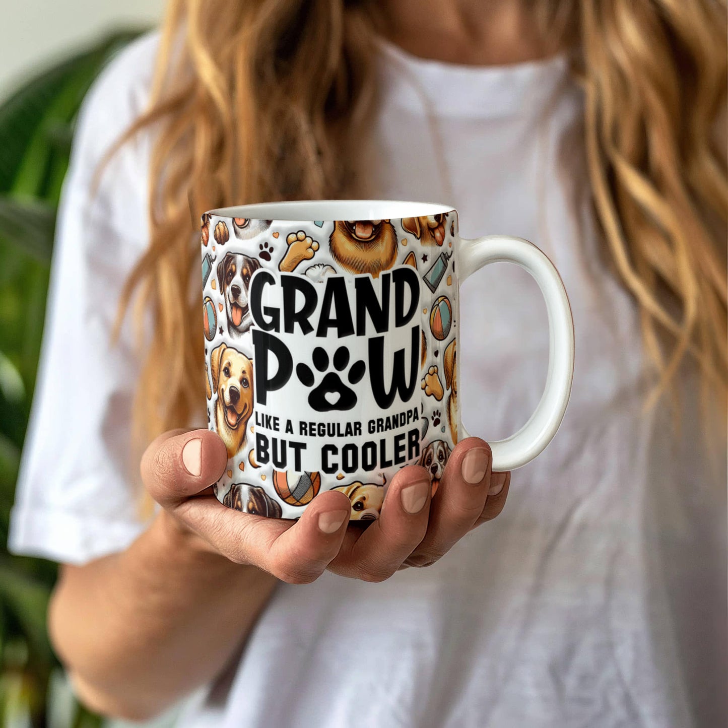 Grand Paw White Mug