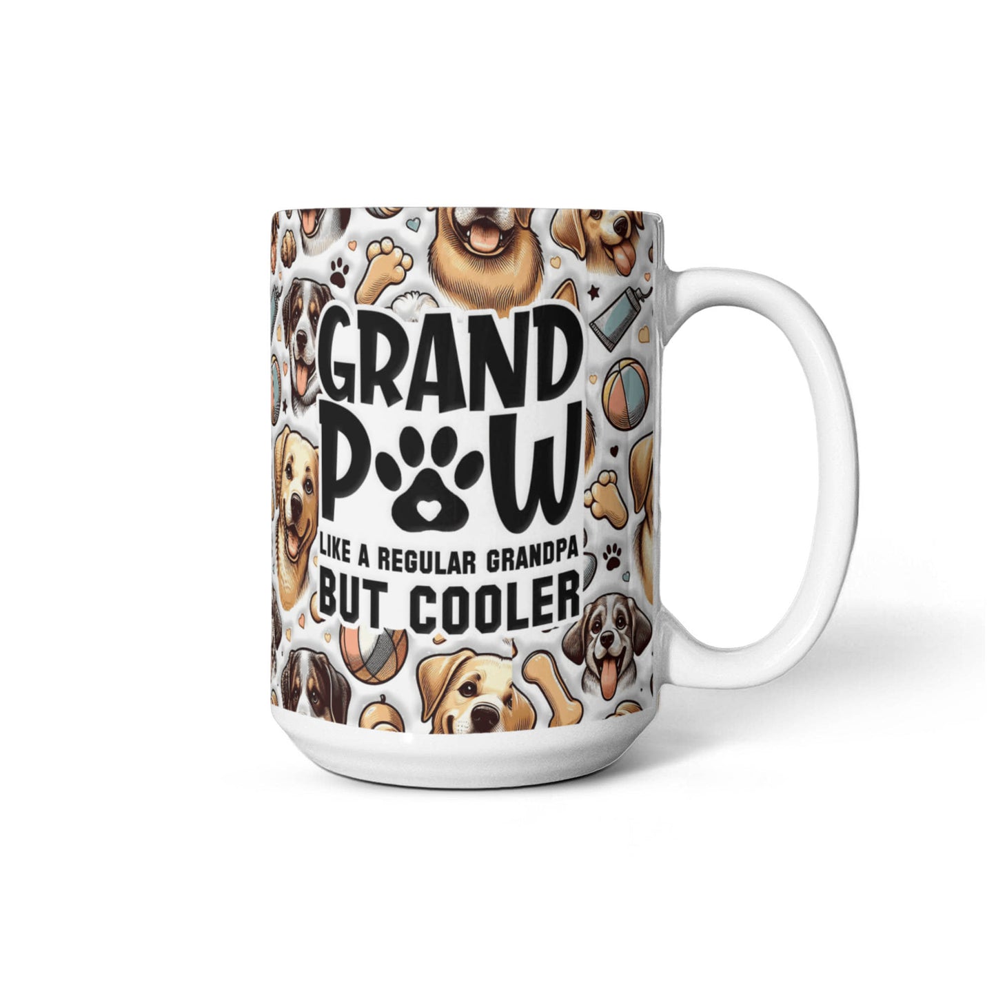 Grand Paw White Mug