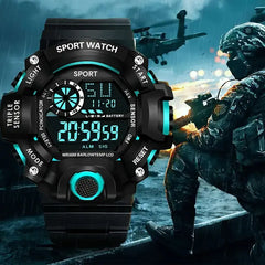 Outdoor Waterproof Luminous Sports Watch for Kids