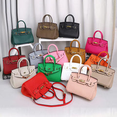 Lychee Pattern Mini Handbag and Shoulder Bag