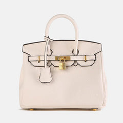 Genuine Leather Crocodile Pattern Shoulder Tote Bag