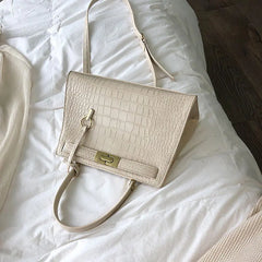 Crocodile Pattern Handbag and Crossbody Bag