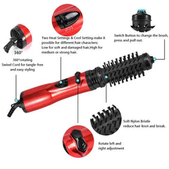 3-in-1 Rotating Hot Air-Hair Style and Dryer