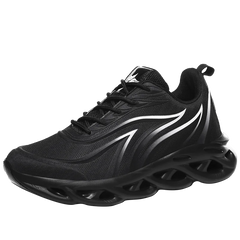 Men's Casual Running Shoes - Trendy White Sneakers
