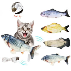 Electronic Fish Cat Toy: USB Charging, Simulation Fish Toy