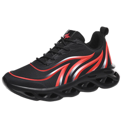 Men's Casual Running Shoes - Trendy White Sneakers
