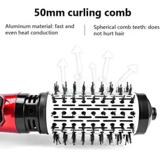 3-in-1 Rotating Hot Air-Hair Style and Dryer
